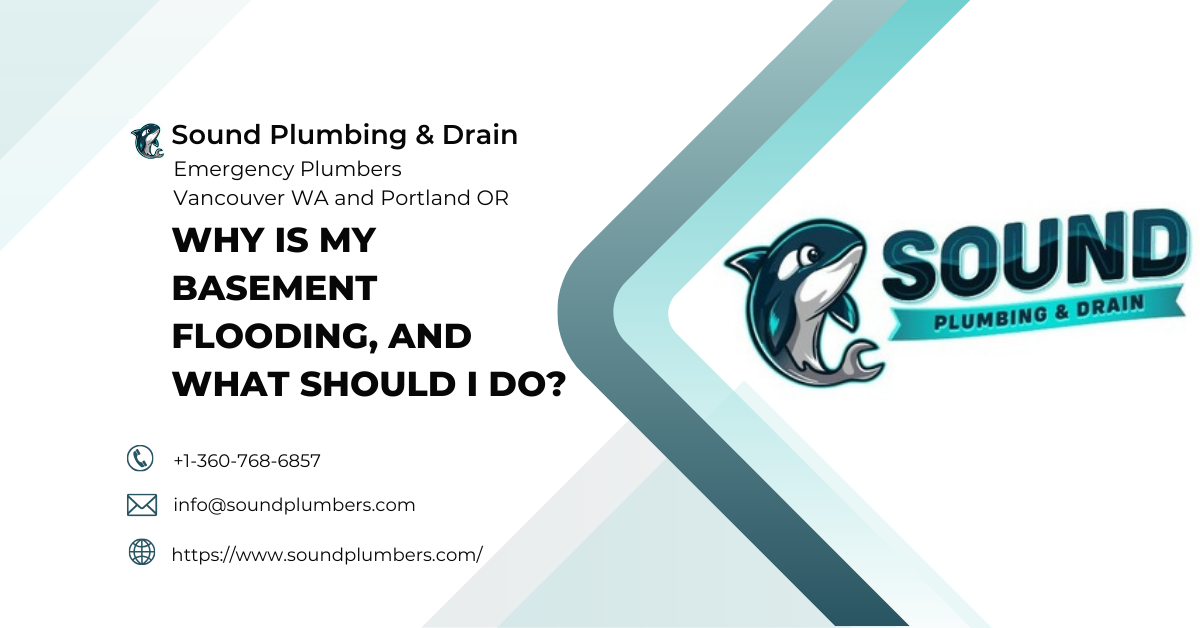 Contact details for basement flooding - Sound Plumbing and Drain.